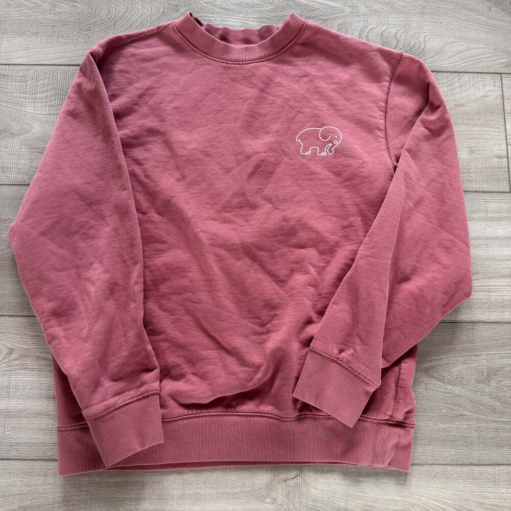Ivory Ella Elephant Crewneck Sweatshirt Womens S